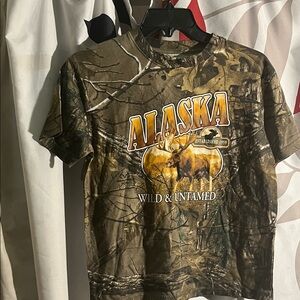 Ace USA Brown Camouflage Kids Shirt